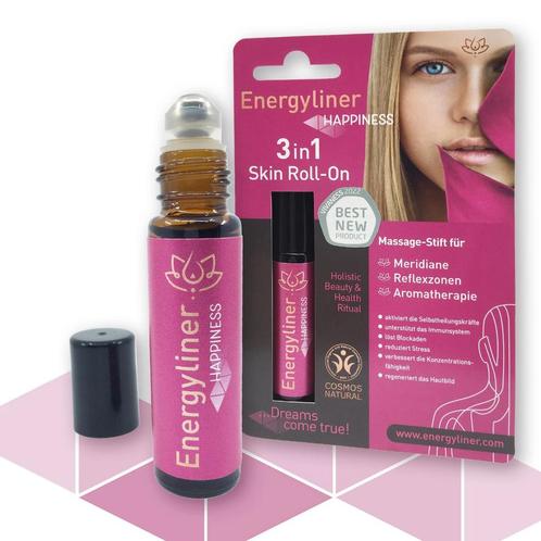 Energyliner Happiness - 3 in1 Skin Roll-On - Himalayas, Sport en Fitness, Gezondheidsproducten en Wellness, Ophalen of Verzenden