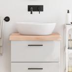 vidaXL Wastafelblad 60x60x(2-6) cm onbehandeld massief hout, Huis en Inrichting, Keuken | Keukenelementen, Verzenden, Nieuw