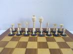 Antique jeu déchecs chess set os route indes to britaniques, Antiek en Kunst