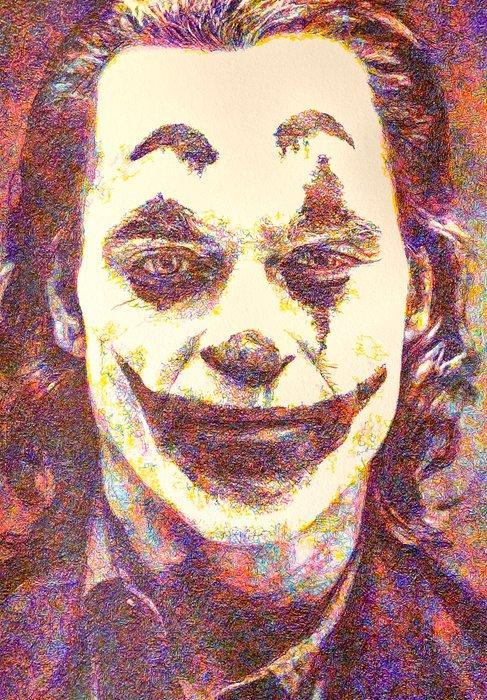 Sidney Perrier - The Joker ballpoint pen - NO reserve, Antiek en Kunst, Kunst | Schilderijen | Modern