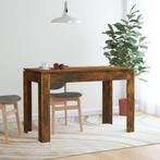 vidaXL Table à dîner Chêne fumé 120x60x76 cm Bois d'ingénier