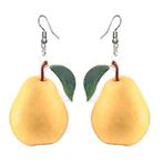 Fako Bijoux® - Oorbellen - Groente & Fruit - Peer, Verzenden, Nieuw