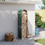 vidaXL Haardhoutopslag 40x45x170 cm gegalvaniseerd staal, Tuin en Terras, Verzenden