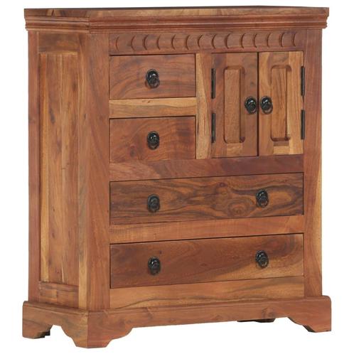 vidaXL Buffet 62x30x75 cm Bois dacacia massif, Maison & Meubles, Armoires | Dressoirs, Neuf, Envoi