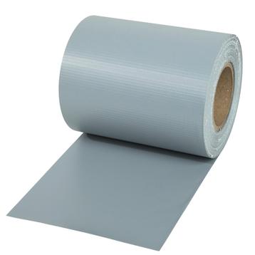 tectake PVC privacyfolie met bevestigingsclips - 35 m, grijs, Verzenden