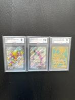 Pokémon - 3 Graded card - WIGGLYTUFF EX FA & ALAKAZAM EX FA