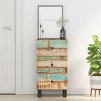 vidaXL Dressoir met 3 lades 40x33,5x75 cm massief gerecycled, Huis en Inrichting, Verzenden, Nieuw