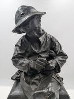 Donato BARCAGLIA (1849-1930) - Sculpture, Spazzacamino - 46, Antiek en Kunst, Antiek | Keramiek en Aardewerk