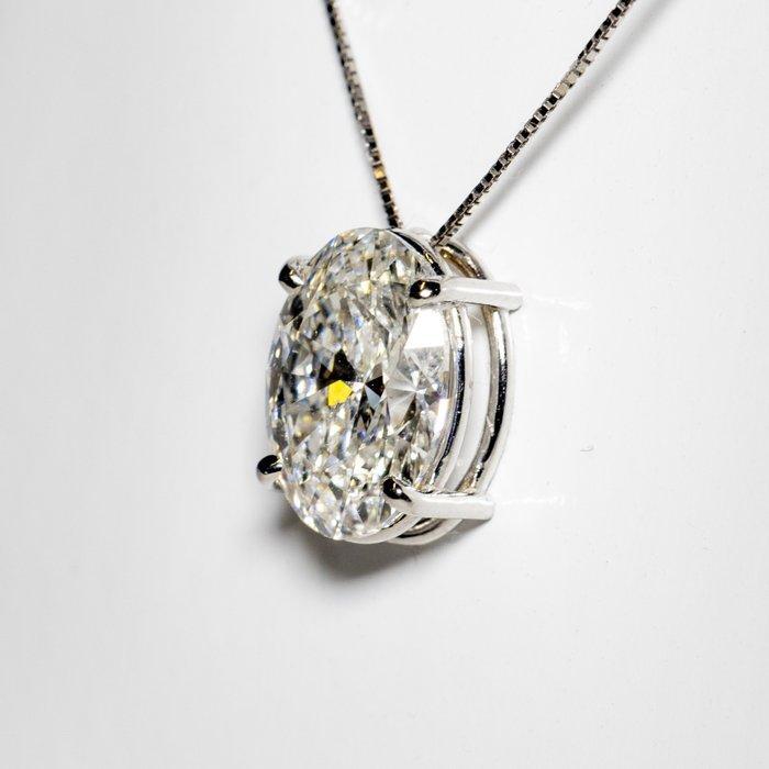 Zonder minimumprijs - Ketting met hanger - 14 karaat Witgoud, Bijoux, Sacs & Beauté, Bijoux anciens