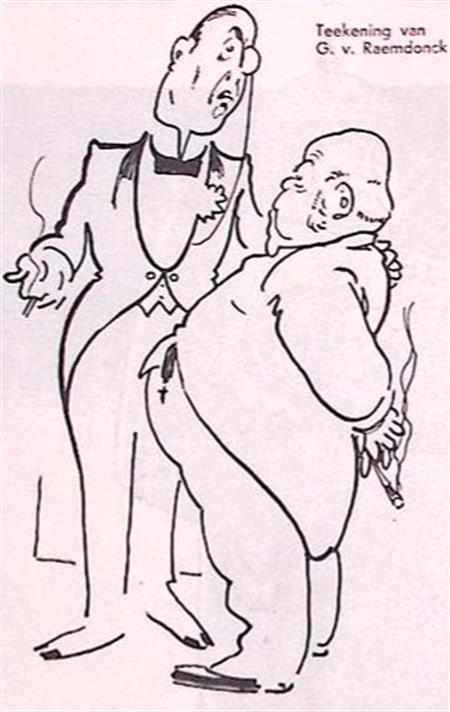 Kapitalistische mening over marxisten op spotprent (Lithos), Antiek en Kunst, Kunst | Litho's en Zeefdrukken, Verzenden