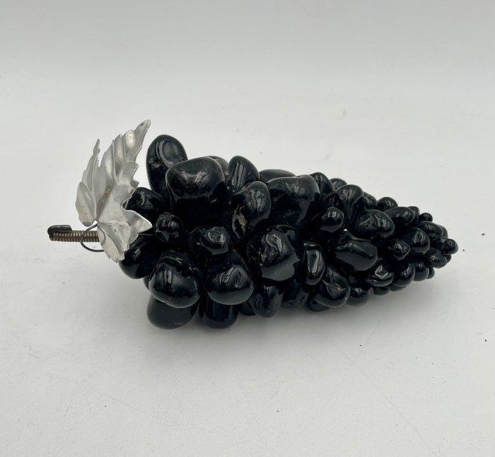 sculptuur, Superb & Rare Black Onyx Grape Cluster – Large, Antiquités & Art, Curiosités & Brocante