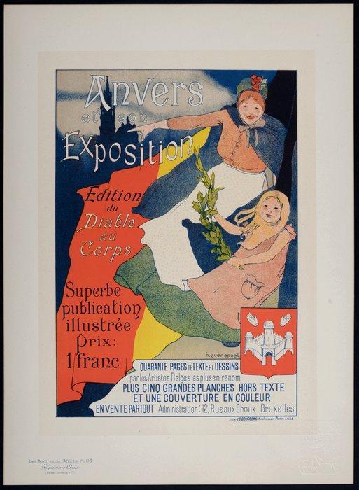 Henri J.E. Evenepoel (1872-1899) - Les Maîtres de lAffiche, Antiek en Kunst, Kunst | Designobjecten