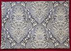 Exclusief Damast stof 100% katoen - 300x280cm - Kleur jeans, Antiek en Kunst