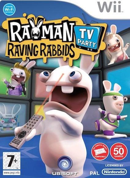 Rayman Raving Rabbids TV Party (Wii Games) (Nintendo Wii), Games en Spelcomputers, Games | Nintendo Wii, Zo goed als nieuw, Ophalen of Verzenden
