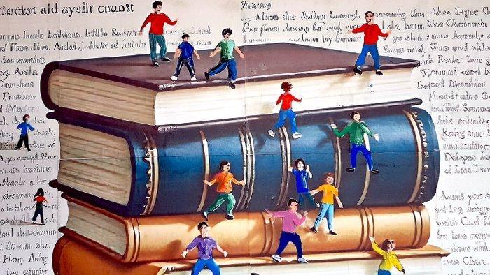 Giorgio Stocco - The climbers 93-opera unica, Antiek en Kunst, Kunst | Schilderijen | Modern