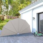 vidaXL Terrasscherm inklapbaar 200 cm crème, Verzenden, Nieuw