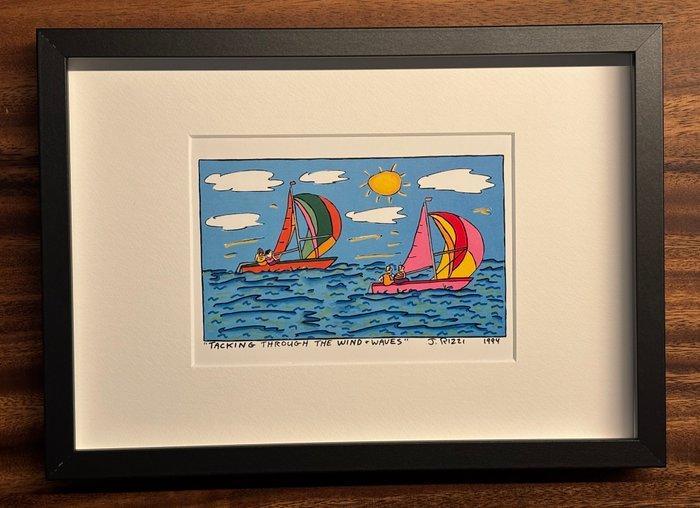 James Rizzi (1950-2011) - Tracking Through the Wind & Waves, Antiek en Kunst, Kunst | Designobjecten