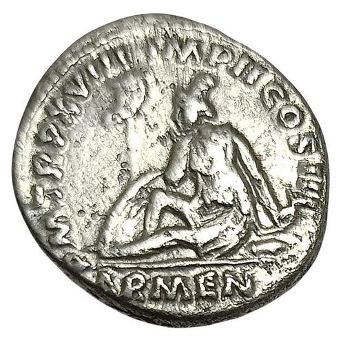 Empire romain. Marcus Aurelius (AD 161-180). Denarius Rome -, Postzegels en Munten, Munten | Europa | Niet-Euromunten