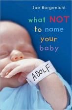 What Not to Name Your Baby 9781416511243, Verzenden, Joe Borgenicht