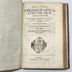 John Scapula - A New Greek–Latin Lexicon - 1637
