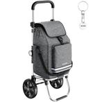 tectake Boodschappentrolley Shopper, 3-in-1, opklapbaar, met, Handtassen en Accessoires, Koffers, Verzenden, Nieuw