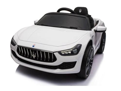 Maserati Ghibli, 12v elektrische kinderauto, rubberen banden, Kinderen en Baby's, Speelgoed | Buiten | Accuvoertuigen, Ophalen of Verzenden