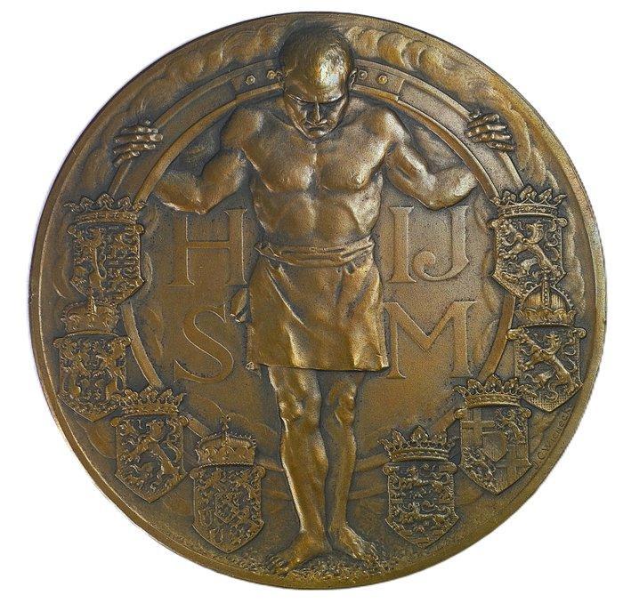 Pays-Bas. Historical Medal 1914 - 75th Anniversary of the, Timbres & Monnaies, Monnaies & Billets de banque | Accessoires