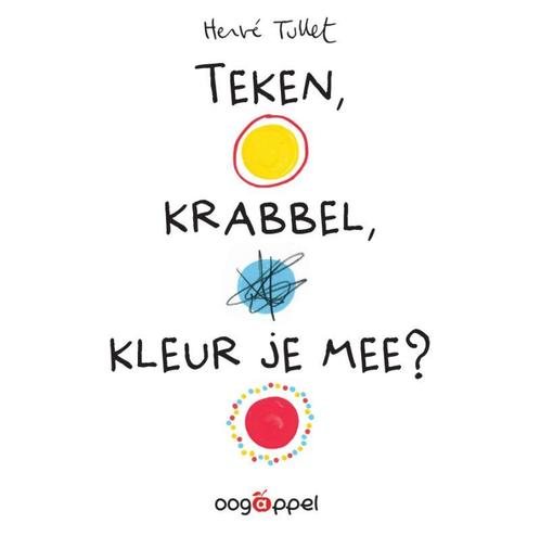 Teken, krabbel, kleur je mee? 9789002282850 Hervé Tullet, Boeken, Overige Boeken, Zo goed als nieuw, Verzenden