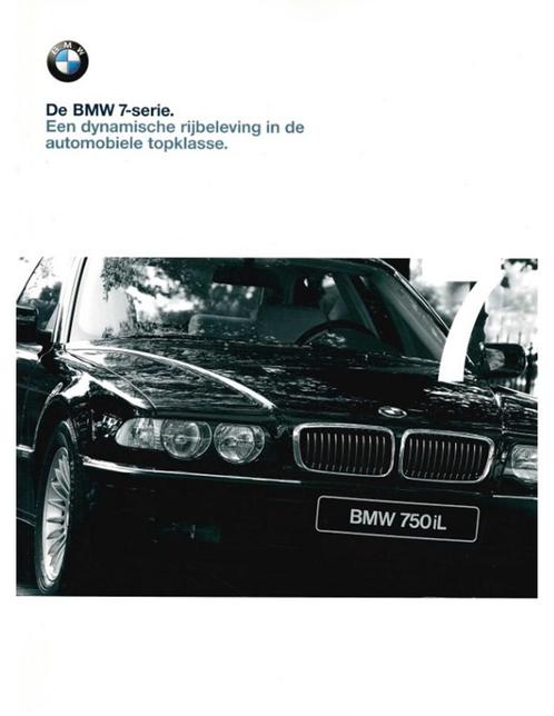 1999 BMW 7 SERIE BROCHURE NEDERANDS, Livres, Autos | Brochures & Magazines