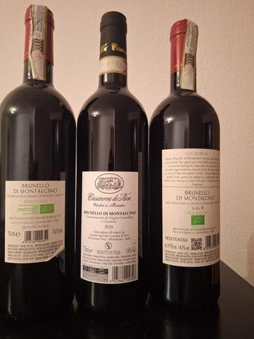 2014 , 2018 Col dOrcia & 2020 Casanova di Neri - Brunello