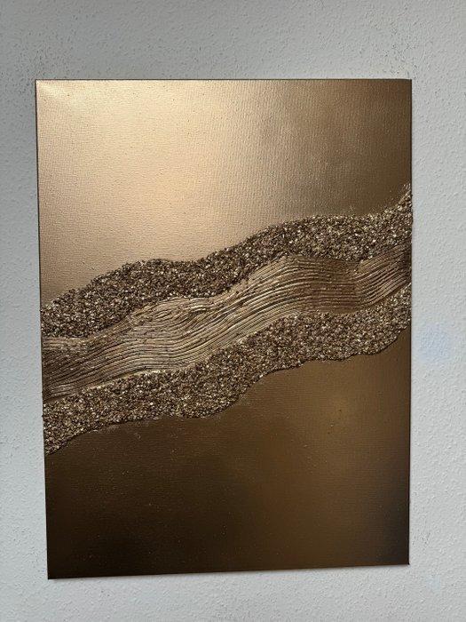 LeeJaimy - Timeless Gold, Antiek en Kunst, Kunst | Schilderijen | Modern