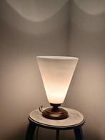 Lamp - Opaline glas - Vintage tafellamp Cono