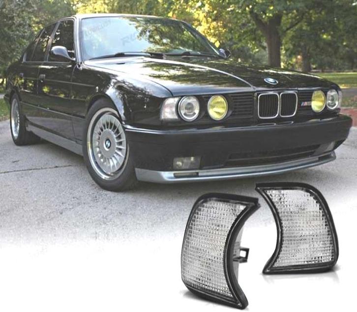 CLIGNOTANTS AVANT POUR BMW E34 LIMOUSINE TOURING 88-95 BLANC, Auto-onderdelen, Verlichting, Verzenden