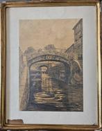 Camillo Cima (XIX-XX) - Naviglio, Antiek en Kunst