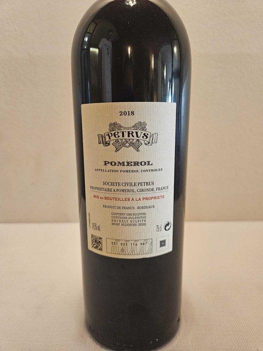 2018 Petrus - Pomerol - 1 Fles (0,75 liter), Collections, Vins