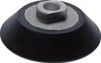 50 Mm Platte Cr Zwarte Vacuüm Zuignap G 1/8 Inch Vrouwelijke, Doe-het-zelf en Bouw, Verzenden, Nieuw