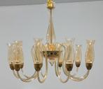 Kroonluchter - ambrato - Murano-glas, Huis en Inrichting, Nieuw