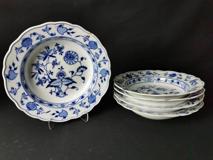 Meissen - Cipolla Blu - Piatti Fondi - D.23cm - 2.Wahl - XIX, Antiek en Kunst, Antiek | Glaswerk en Kristal