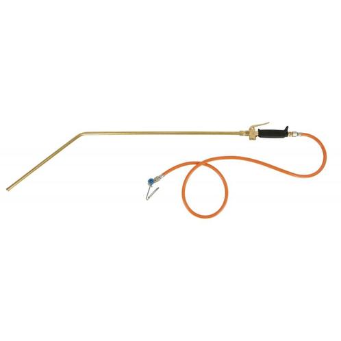 Uierhaarverwijderaar 1,5m-sla. voor gascartouche, gebogen, Dieren en Toebehoren, Stalling en Weidegang