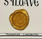 Tintin - Menu Klow Restaurant Syldave + cachet de cire