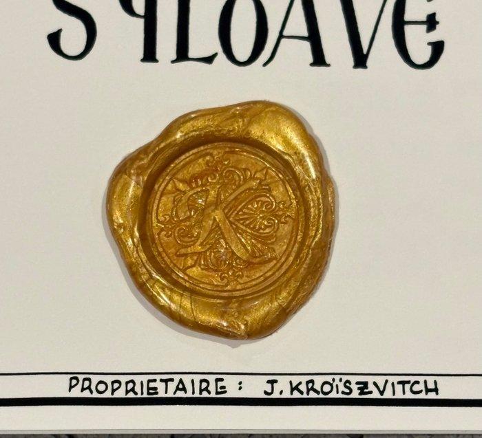 Tintin - Menu Klow Restaurant Syldave + cachet de cire, Livres, BD