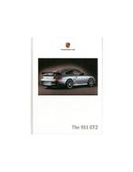 2005 PORSCHE 911 GT2 HARDCOVER BROCHURE ENGELS, Ophalen of Verzenden