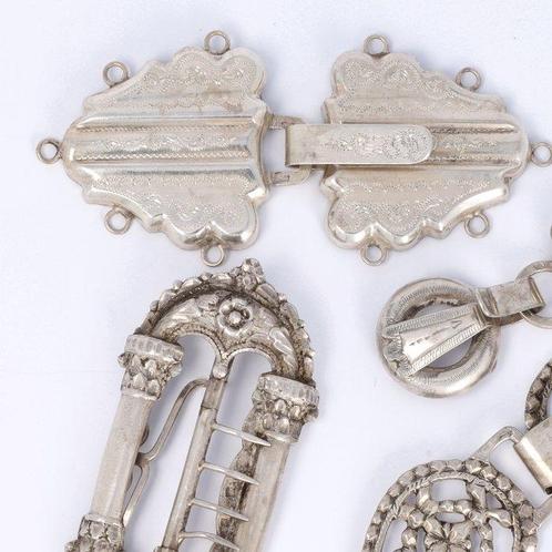 Gespen (19e eeuw) - NO RESERVE - o.a. B. van Bosterhaudt, Antiek en Kunst, Antiek | Zilver en Goud