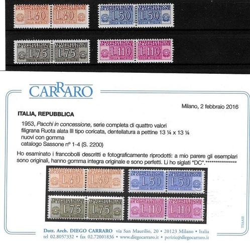 Italie  - Ensemble complet en consignation à neuf, certifié, Postzegels en Munten, Postzegels | Europa | Italië