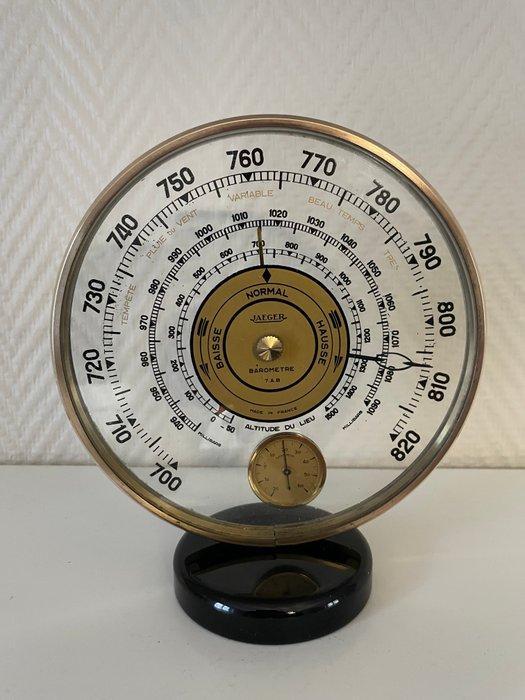 Jaeger Holosteric aneroid barometer - Messing, Glas, Metaal, Antiek en Kunst, Curiosa en Brocante