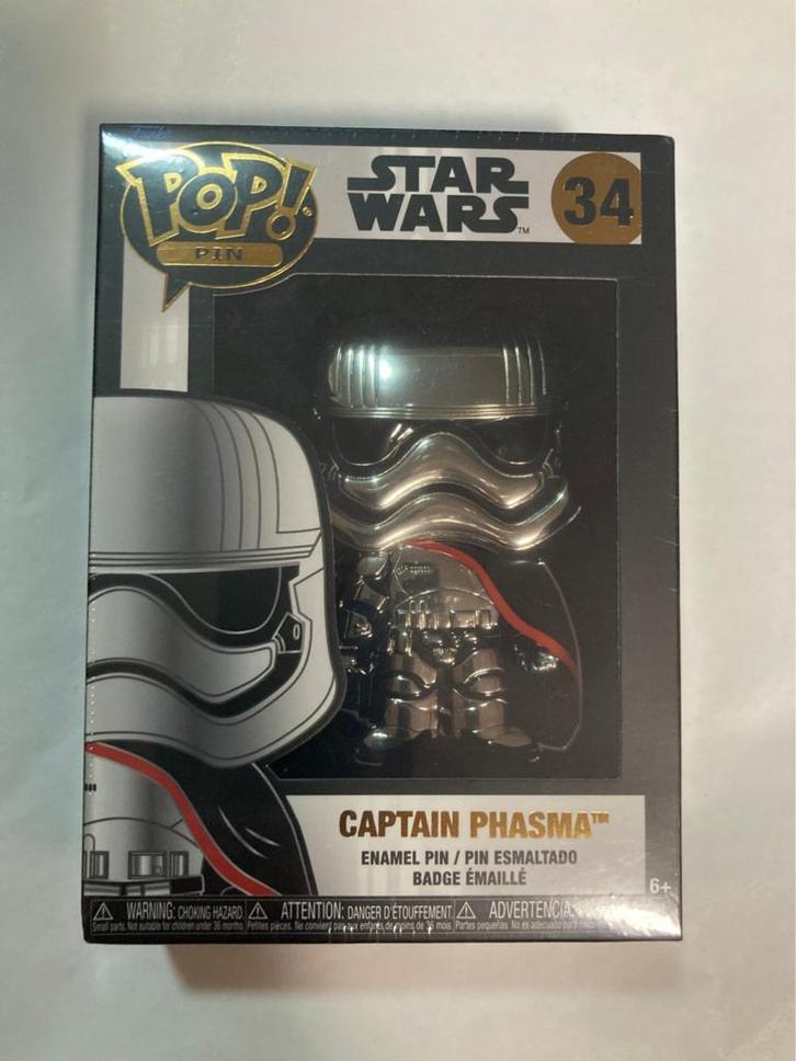 POP PIN STAR WARS CAPTAIN PHASMA (TOYS), Collections, Cinéma & Télévision