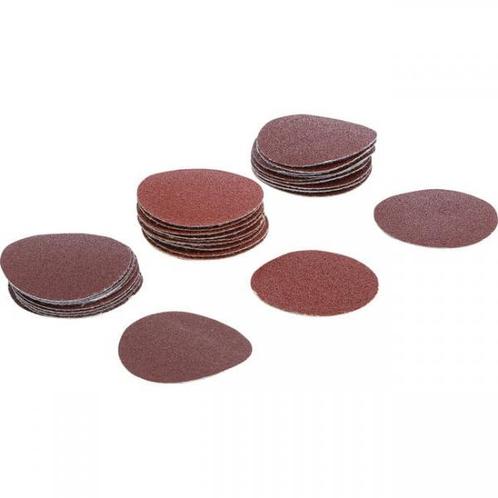 Schuurschijven Ø 50 mm | K 60 - 80 - 120 | 30-dlg., Auto diversen, Autogereedschap, Nieuw, Verzenden
