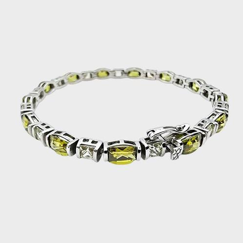 Zonder Minimumprijs - Armband Zilver - Tennis armband, Handtassen en Accessoires, Armbanden