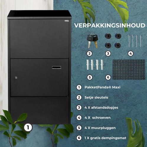 Pakketbrievenbus XXXL - PakketPanda - EXTRA GROOT, Tuin en Terras, Brievenbussen, Staande brievenbus, Nieuw, Ophalen of Verzenden