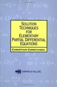 Solution Techniques for Elementary Partial Differential, Livres, Livres Autre, Envoi